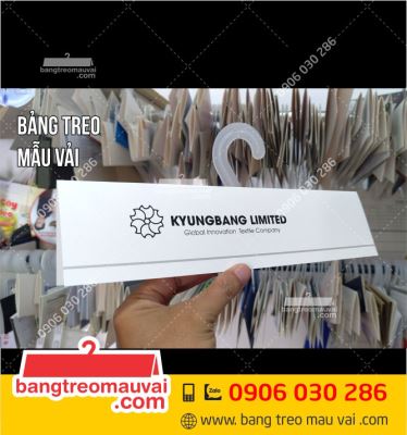 Bảng treo mẫu vải Công ty Kyungbang Limited