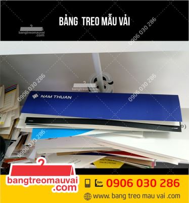 Bảng treo mẫu vải Công ty Nam Thuận