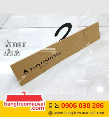 Bảng treo mẫu vải Toyoshima giấy Kraft