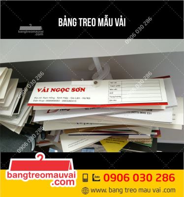 Bảng treo mẫu vải Ngọc Sơn