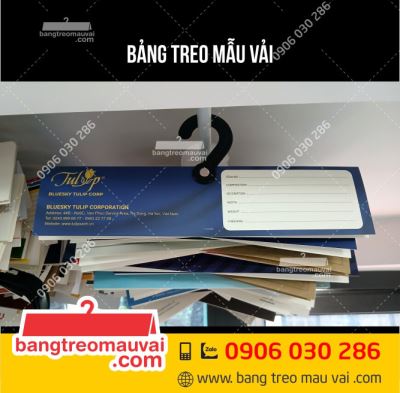 Bảng treo mẫu vải Bluesky Tulip Corp