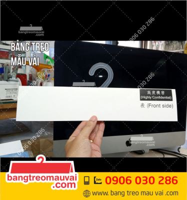 Bảng treo mẫu vải Toray HK