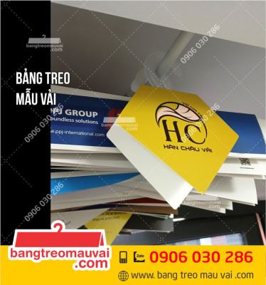 Bảng Treo Mẫu Vải Hàn Châu
