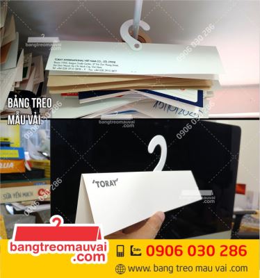 Bảng treo mẫu vải Toray