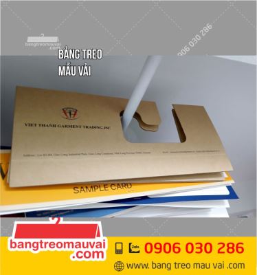 Bảng treo mẫu vải giấy Kraft