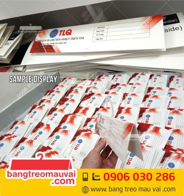 Bảng treo mẫu vải TLQ