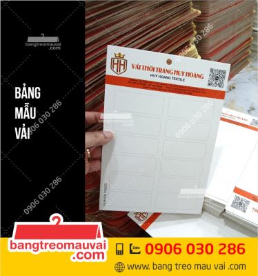 Bảng mẫu vải thời trang Huy Hoàng