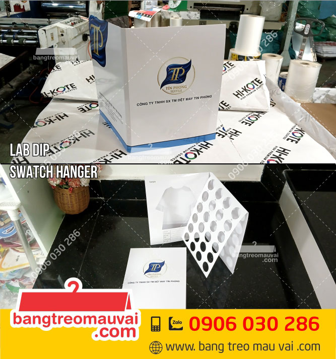 Display-of-lab-dye-samples-in-Ho-Chi-Minh-City,-Vietnam