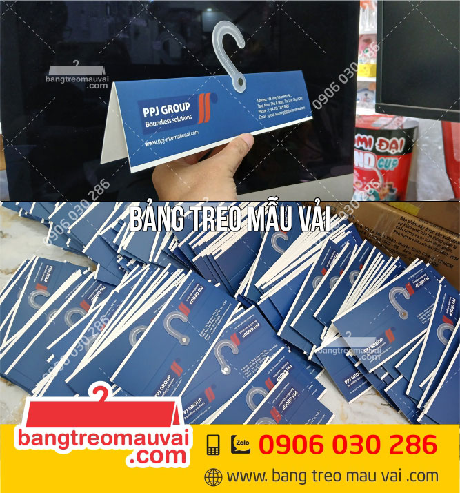 Sản-xuất-Bảng-treo-mẫu-vải-PPJ-Group