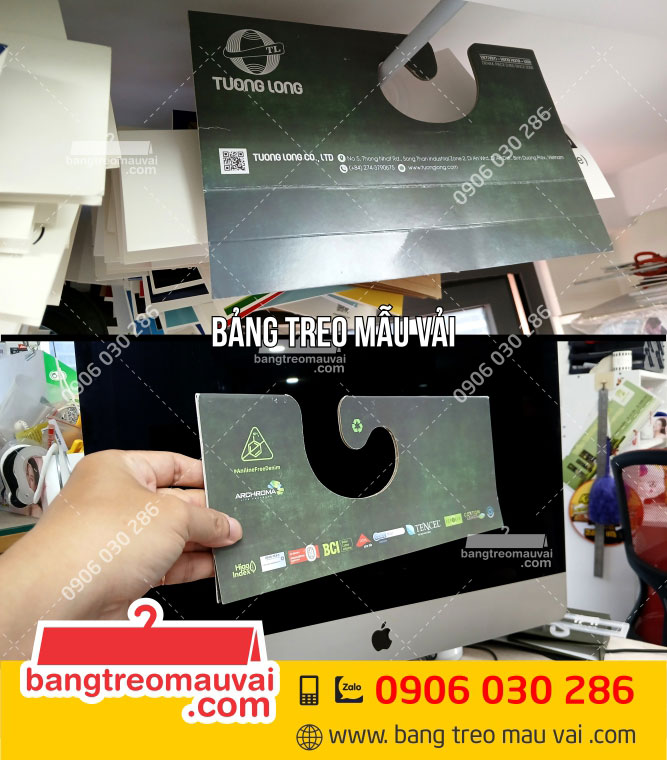 Sản-xuất-Bảng-treo-mẫu-vải-Tường-Long