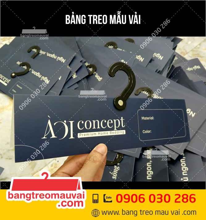 Sản-xuất-Bảng-treo-mẫu-vải-chăn-ga-gối