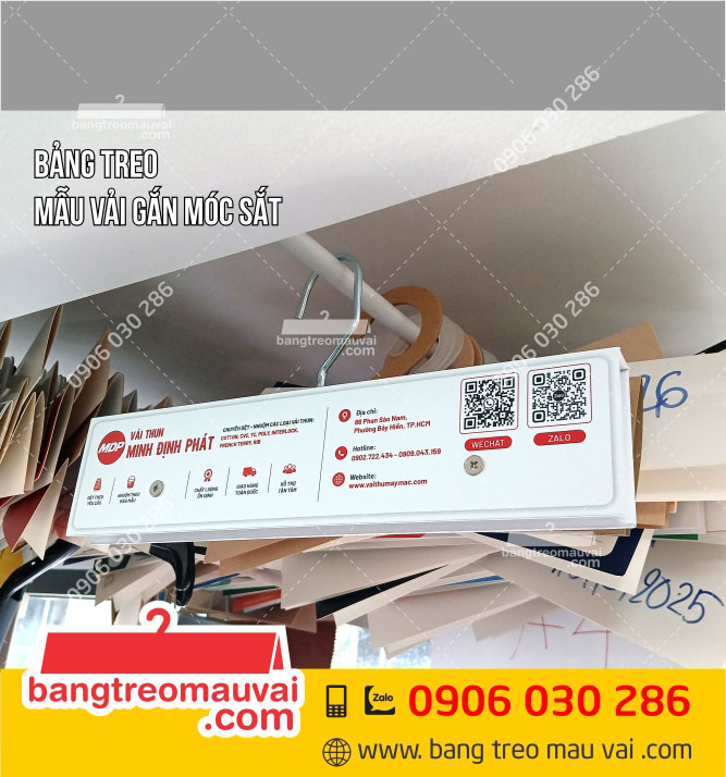 Sản-xuất-Bảng-treo-mẫu-vải-gắn-móc-sắt-tại-TP-HCMC